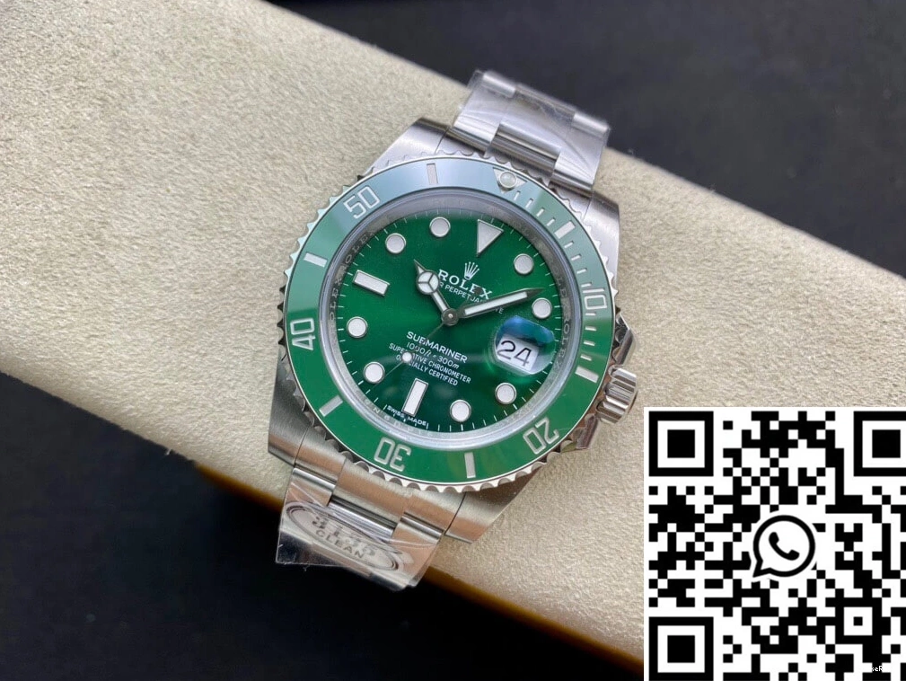 Clean Green Dial Rolex Submariner Factory V4 116610LV-97200 0115
